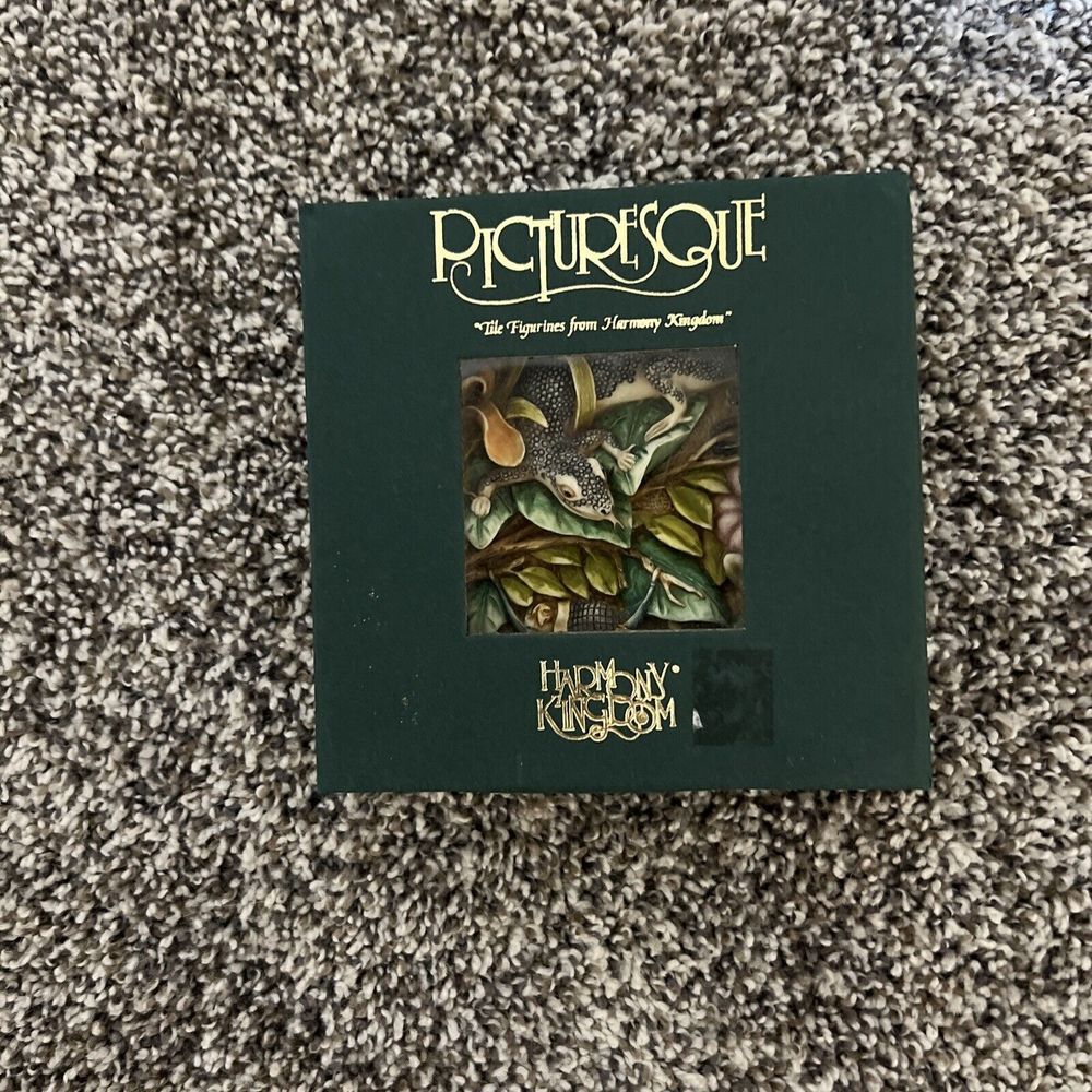HARMONY KINGDOM‎ PICTURESQUE "The Long Sleep" Byron's Garden Magnetic Tile 8 NIB